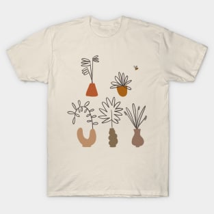 Plants, Pots & Bee T-Shirt